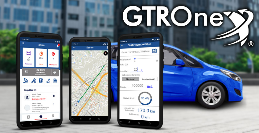 GTR One aplicación móvil para rastreo y control de vehículos particulares por medio de tecnología GPS y GPRS